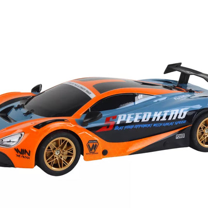 Didelis nuotoliniu būdu valdomas sportinis automobilis 1:10 oranžinis