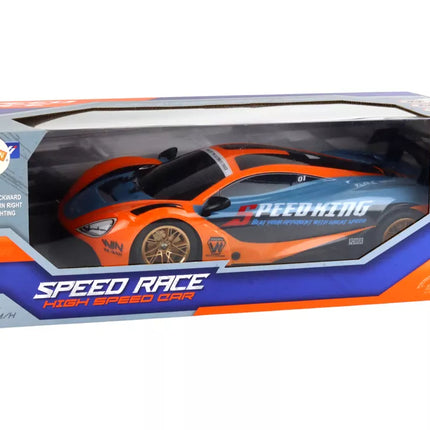 Didelis nuotoliniu būdu valdomas sportinis automobilis 1:10 oranžinis