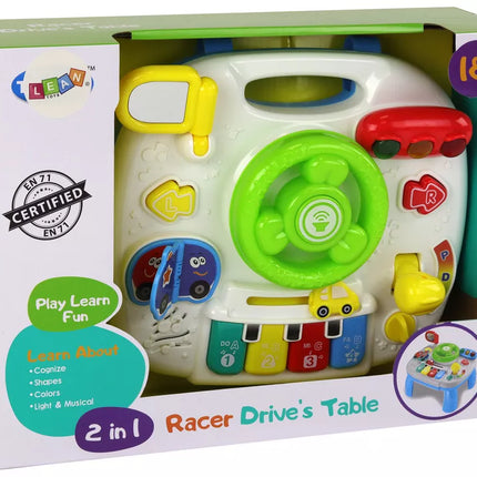 Edukacinis interaktyvus stalas 2in1 lenta vaikams Vairas