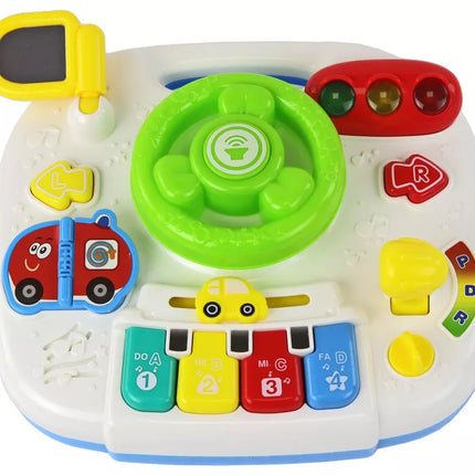 Edukacinis interaktyvus stalas 2in1 lenta vaikams Vairas