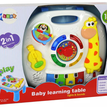 Edukacinis interaktyvus 2 viename stalas-lenta mažyliams