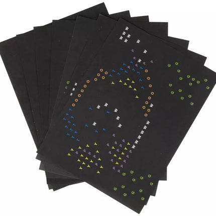 Maginė edukacinė lenta 3D apšviestas galvosūkis, 180 detalių.