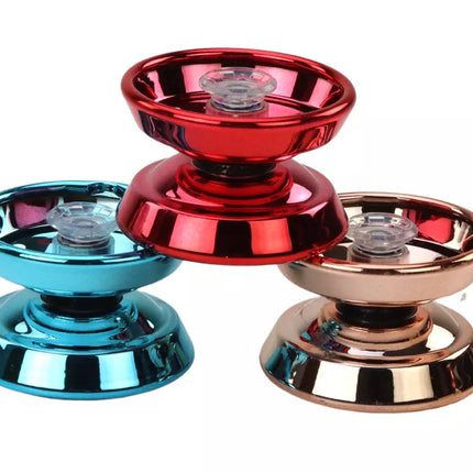 Aliumininis klasikinis jojo mėlynas, auksas, raudonas