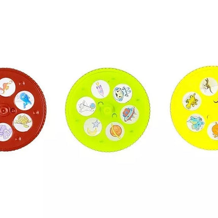 Dinozur Projektorius piešimo ir tapybos, 18 paveikslėlių, 2-in-1 žymekliai