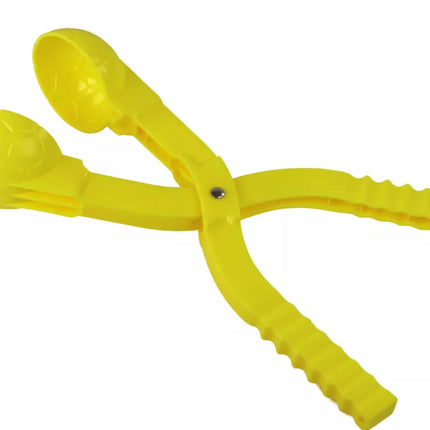 Sniego mašina Sniego kamuolio mašina Raštuoti kamuoliai Geltona 35 cm x 7 cm x 7 cm