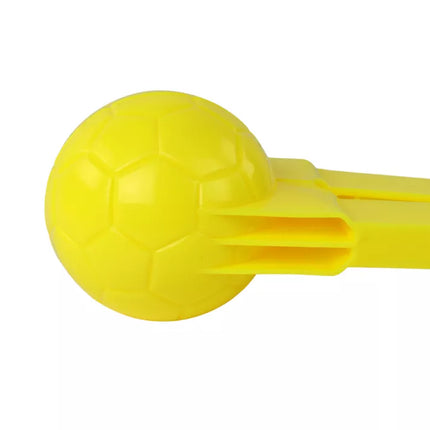 Sniego mašina Sniego kamuolio mašina Raštuoti kamuoliai Geltona 35 cm x 7 cm x 7 cm