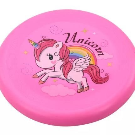 Rožinis vienaragis, skraidantis frisbio diskas, 20 cm