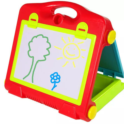 Sulankstomas 2 viename lagaminas-rašymo lenta – kreida ir žymeklis