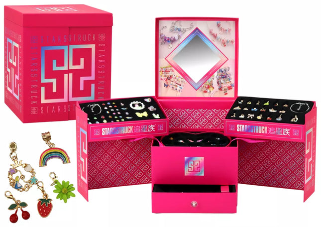 ""Pasidaryk pats" juvelyrikos rinkinys, karoliukai ir pakabukai dėžutėje, 1267 vnt."