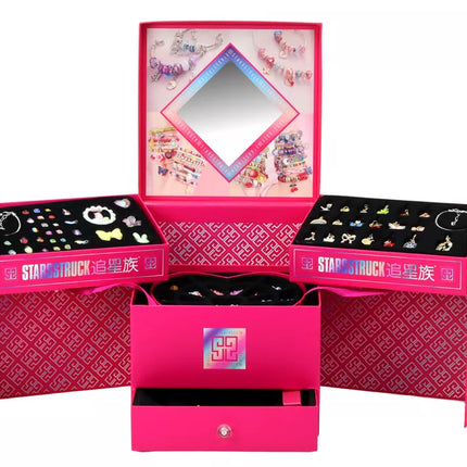 ""Pasidaryk pats" juvelyrikos rinkinys, karoliukai ir pakabukai dėžutėje, 1267 vnt."