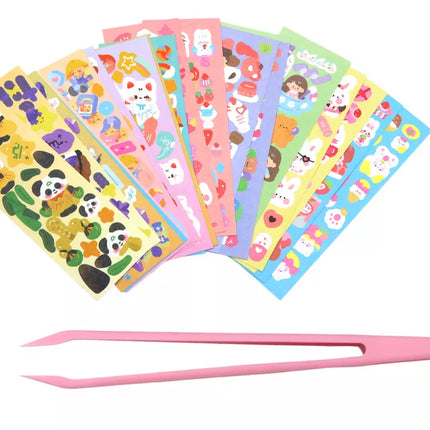 Kūrybinis grožio rinkinys dėkle skirtas kūriniams kurti. Priedai