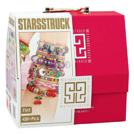 Kūrybinis grožio rinkinys dėkle skirtas kūriniams kurti. Priedai