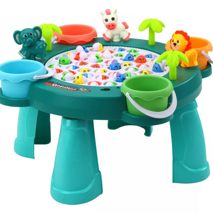 Žvejybos arkadinis žaidimas, žalias stalas