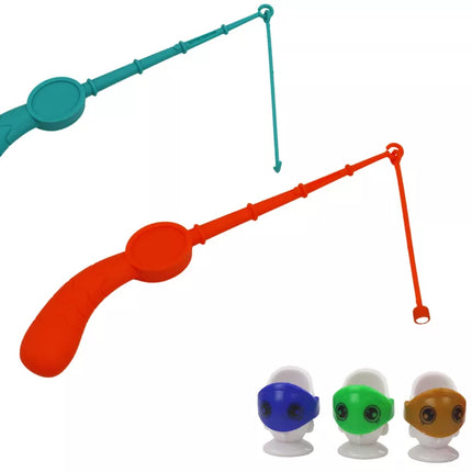 Žvejybos arkadinis žaidimas oranžinis dinozauras stalas