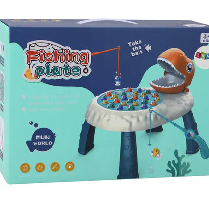 Žvejybos arkadinis žaidimas oranžinis dinozauras stalas