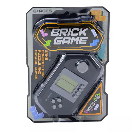 Elektronin
ė Tetris Brick žaidimų konsolė, juoda