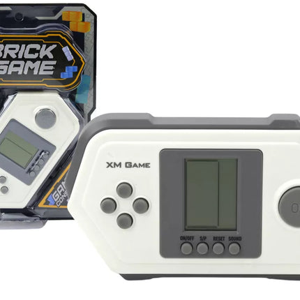 GraTetris Brick Game elektroninė konsolė, pilka - balta