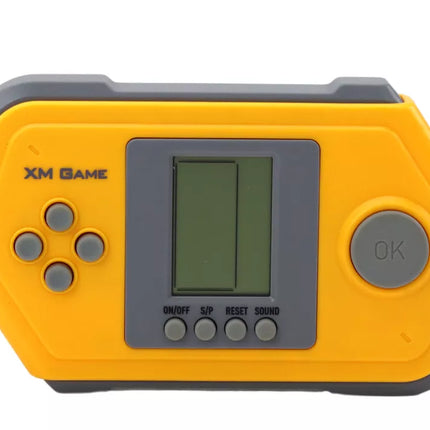 Tetris plytų žaidimas, elektroninė konsolė, pilka - geltona