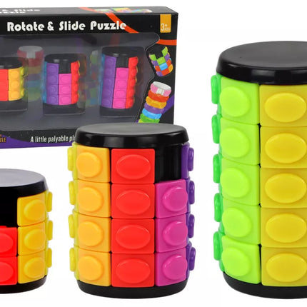 Cilindro loginis galvosūkių rinkinys, 3 sudėtingumo lygiai