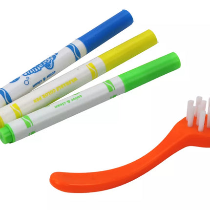 Meninis rinkinys „Pasidaryk pats“ su kačiukų figūrėlėmis, 2 žymekliai, teptukas