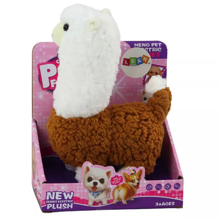 Interaktyvus žaidimas Llama Brown Alpaca vaikšto 23 cm