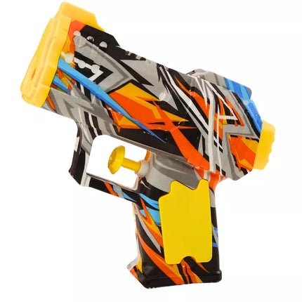 Mažas vandens šautuvas Geltonas Oranžinis Grafiti