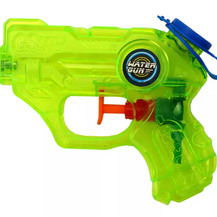 Mini vandens pistoletas Handy, žalias, mėlynas, veikimo nuotolis 7-8 m