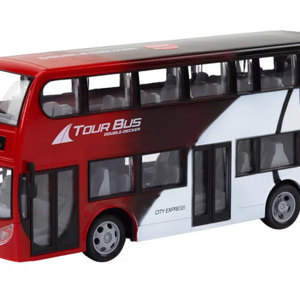 Dviaukštis autobusas su RC nuotoliniu valdymu ir šviesomis