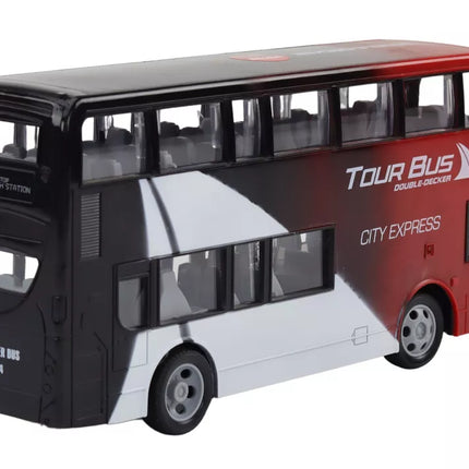 Dviaukštis autobusas su RC nuotoliniu valdymu ir šviesomis