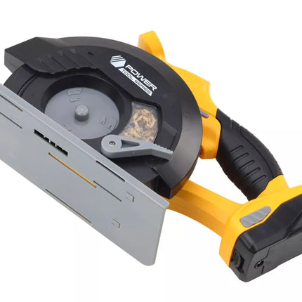 Žaislinis diskinis pjūklas, geltonas, su garsais