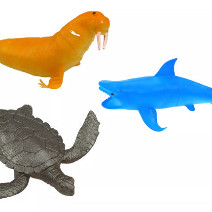 10 povandeninių jūrų gyvūnų figūrėlių rinkinys