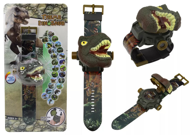 Žaislinis 3D dinozauras - projektorius Tyrannosaurus Rex 22cm x 6,5cm x 4,5cm
