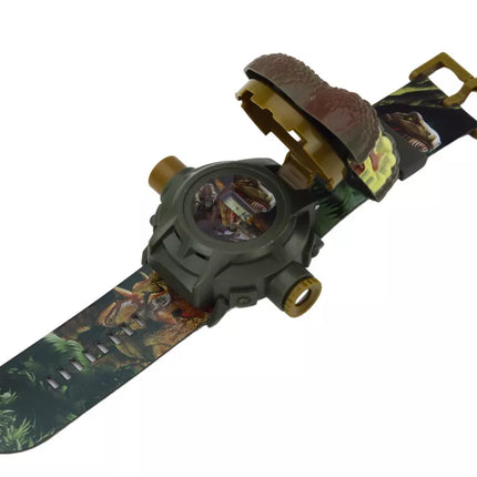 Žaislinis 3D dinozauras - projektorius Tyrannosaurus Rex 22cm x 6,5cm x 4,5cm