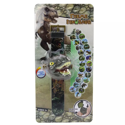 Žaislinis 3D dinozauras - projektorius Tyrannosaurus Rex 22cm x 6,5cm x 4,5cm