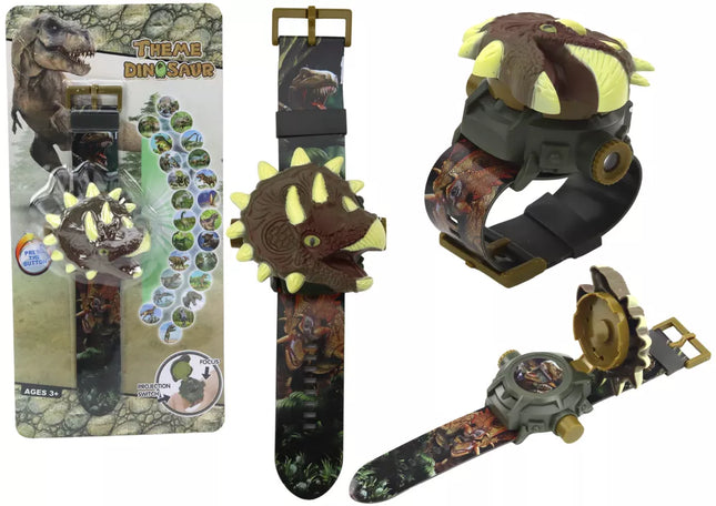 Žiūrėti 3D projektorių Dinozauras Triceratopsas 22cm x 5cm x 3cm