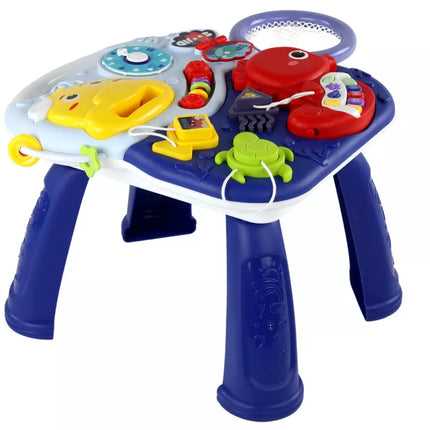 Edukacinis staliukas 2in1 Jūros gyvūnų krepšinio kamuoliai 32cm x 25.5cm x 23cm