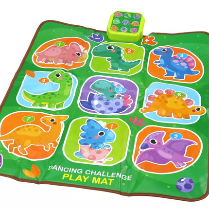 Interaktyvus kilimėlis „Dinozaurų šokių iššūkis“, 5 smagūs režimai