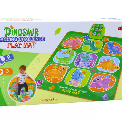 Interaktyvus kilimėlis „Dinozaurų šokių iššūkis“, 5 smagūs režimai