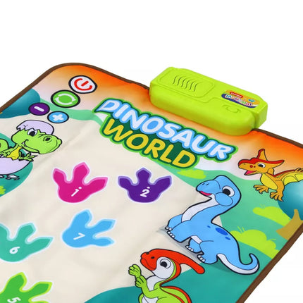 Edukacinis interaktyvus šokių kilimėlis Dinozaurai Šviesos Garsai