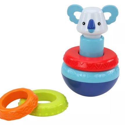 Sensorinių žaislų rinkinys "Koala Tower" edukacinis kubas suktukai