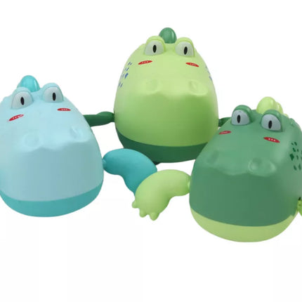 Vėjo prisukamas plaukiojantis krokodilas vonios žaislas
