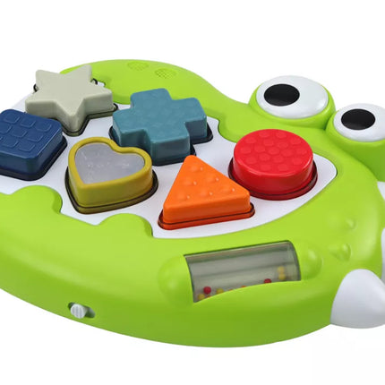 Sensorinis dinozaurų rūšiuoklis, grojantis melodijas, dėlionė patiems mažiausiems