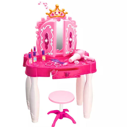 Tualetinis staliukas valdomas lazdele MP3 lazdelės priedai rožinis