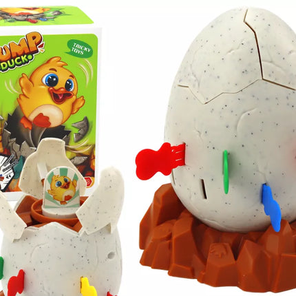 Iššokantys viščiukų kiaušinių pagaliukai interaktyvus žaidimas