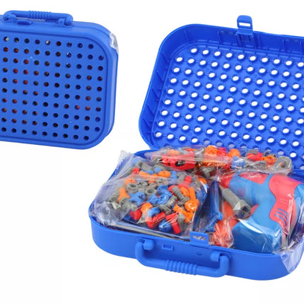 Lagaminų rinkinys „pasidaryk pats“ dėlionės kaladėlės kosminis atsuktuvas, 228 detalės.