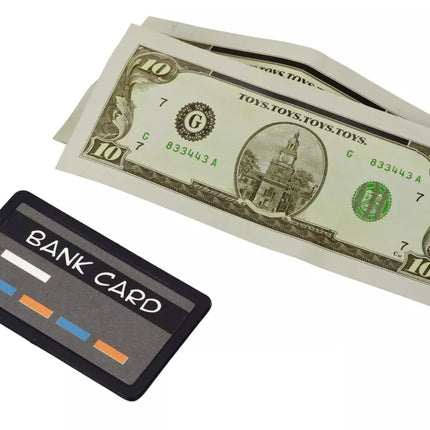 Bankomatas-taupyklė vaikams, besimokantiems taupyti, auksinė/juoda