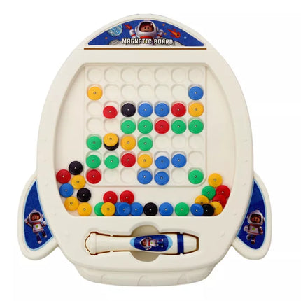 Magnetinė lenta „Space Rocket“ 7 dizainai Rašiklis