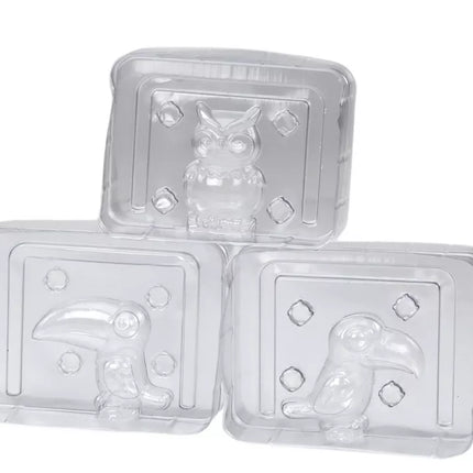 Kūrybiškas meninių paukščių 3D gipso dažų rinkinys