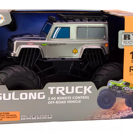 Didelis visureigis su nuotoliniu valdymu bekele 2.4G RC 1:6 pilkas