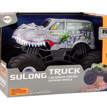 Didysis visureiginis nuotoliniu būdu valdomas automobilis 2.4G RC 1:6 Dinosaur
